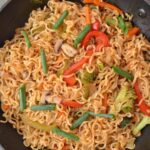 veg ramen noodles stir fry