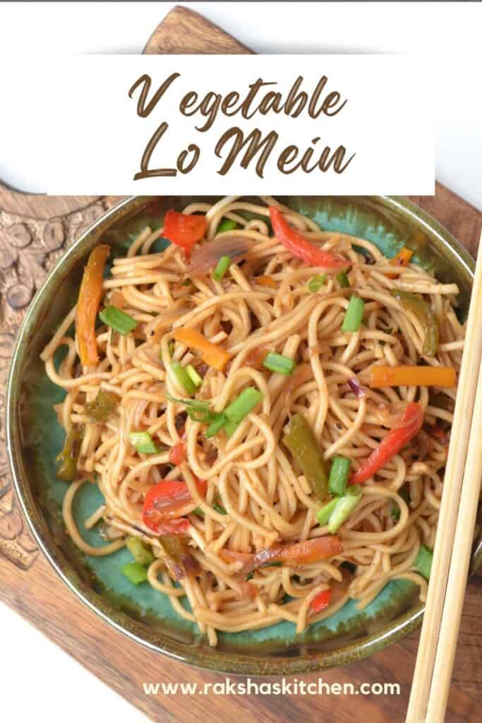 veg lo mein pin