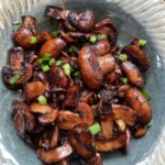 butter garlic mushroom with soy sauce