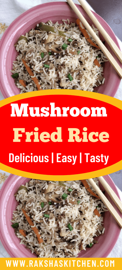 delicious mushroom fried rice