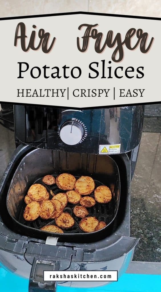 potato slices in air fryer pin