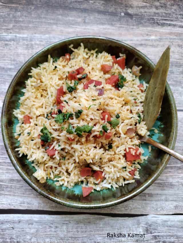 Carrot Rice Recipe - Raksha's Kitchen