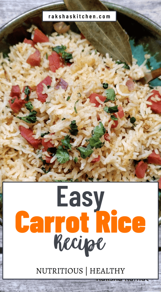 easy carrot rice recipe