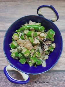 okra stir fry