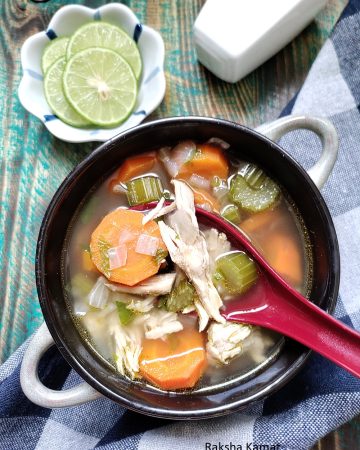 Classic chicken soup for immunity boost