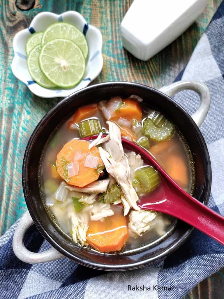 Classic chicken soup for immunity boost