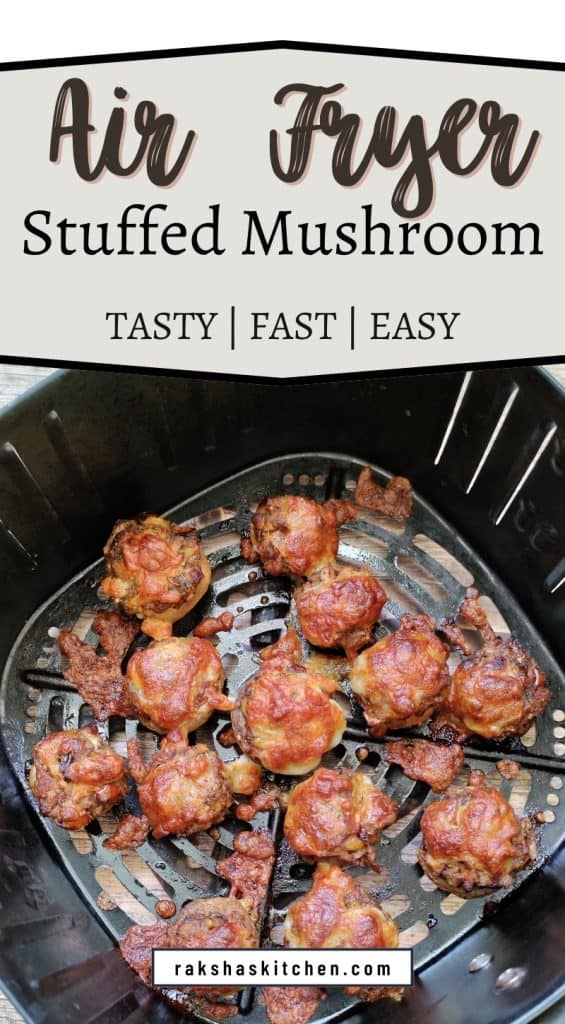 air fryer stuffed mushroom