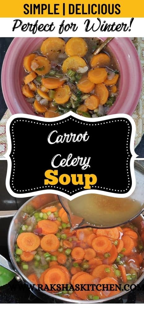 carrot celery winter soup