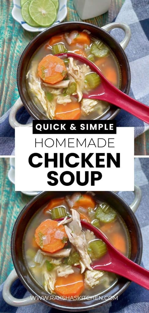 quick and simple homemade classic chicken soup