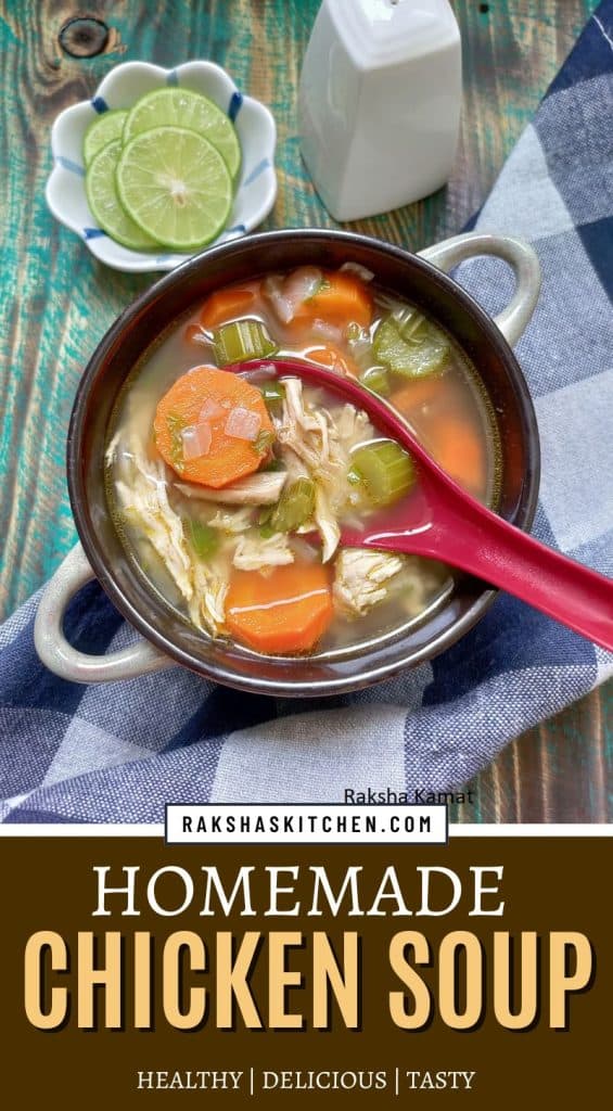 homemade chicken soup for winter