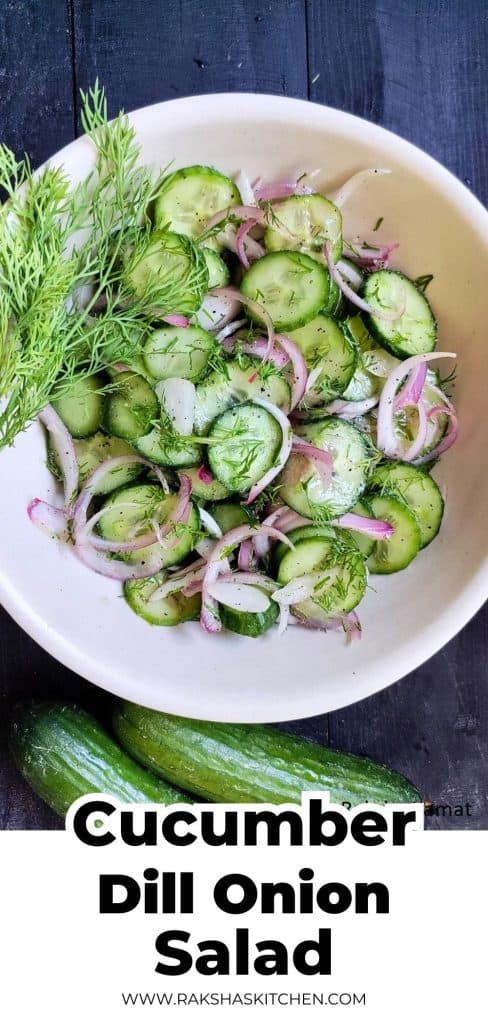 cucumber onion dill salad pin