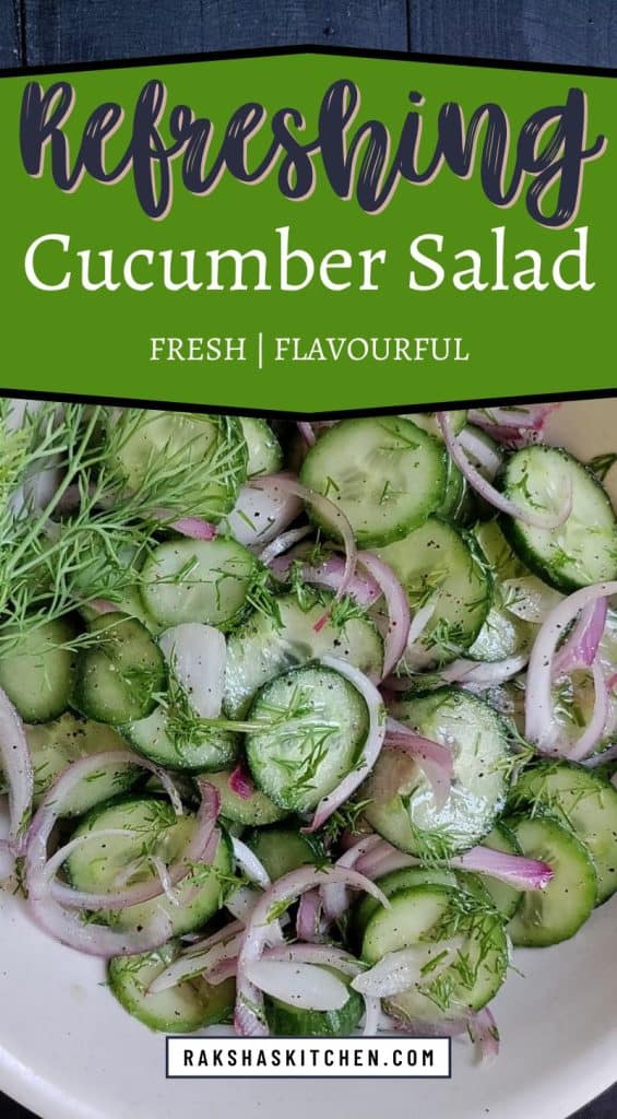 flavourful cucumber salad