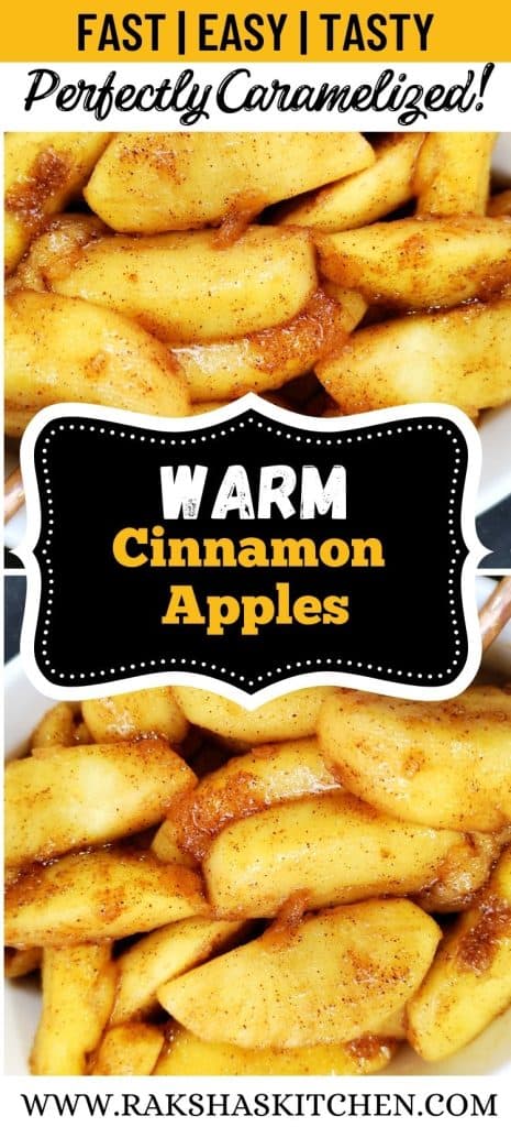 perfect warm cinnamon apples