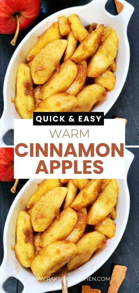 quick and easy cinnamon apples