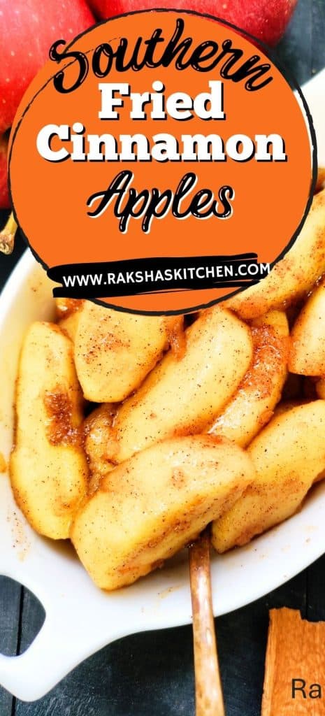 Southern fried cinnamon apples