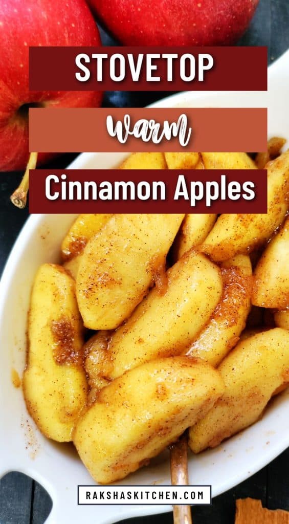 stovetop warm cinnamon apples