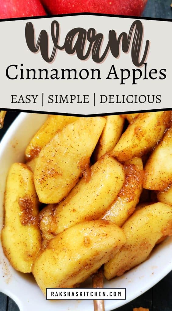 warm cinnamon apples recipe