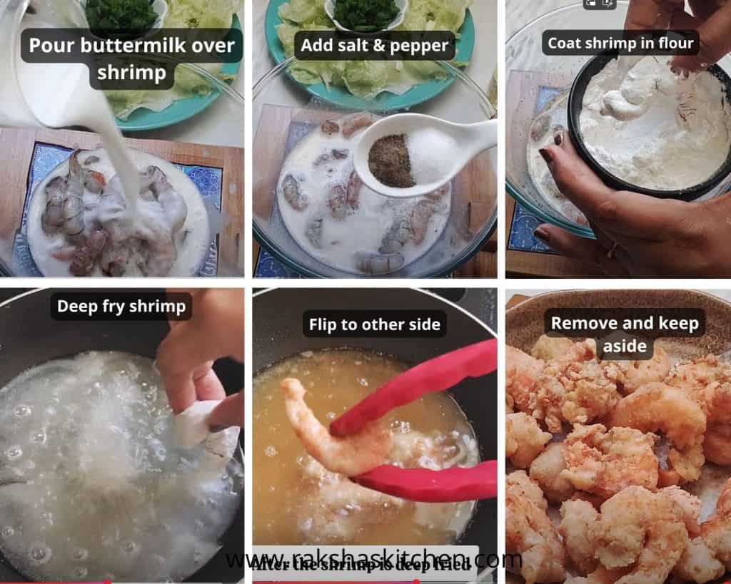 steps to make bang bang shrimp